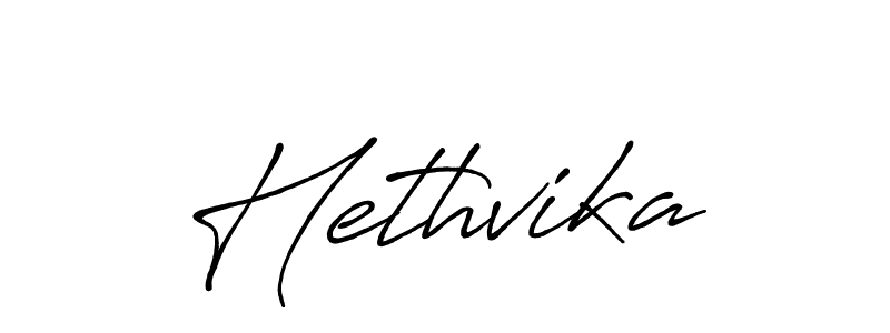 Also You can easily find your signature by using the search form. We will create Hethvika name handwritten signature images for you free of cost using Antro_Vectra_Bolder sign style. Hethvika signature style 7 images and pictures png