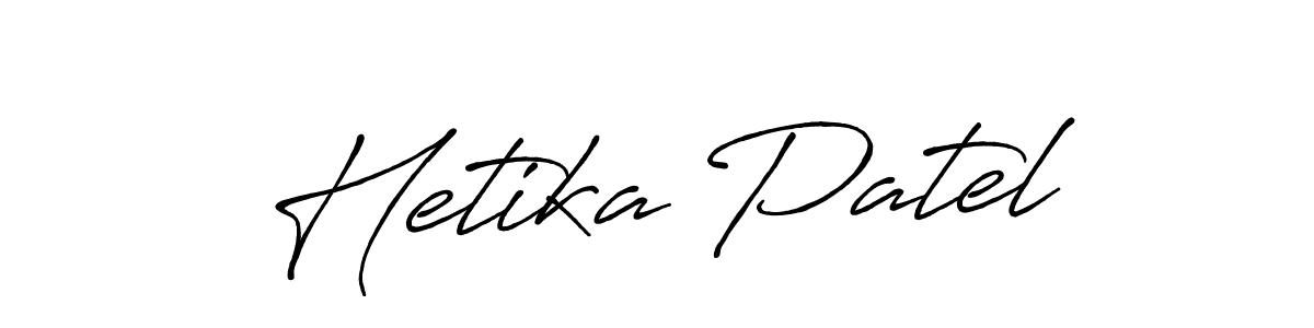 Make a short Hetika Patel signature style. Manage your documents anywhere anytime using Antro_Vectra_Bolder. Create and add eSignatures, submit forms, share and send files easily. Hetika Patel signature style 7 images and pictures png