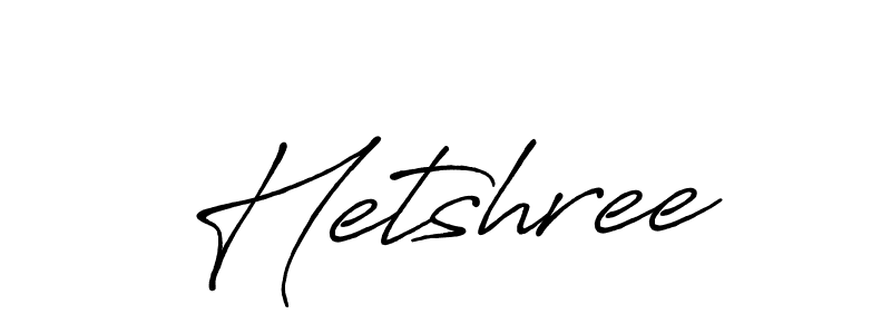 How to make Hetshree signature? Antro_Vectra_Bolder is a professional autograph style. Create handwritten signature for Hetshree name. Hetshree signature style 7 images and pictures png