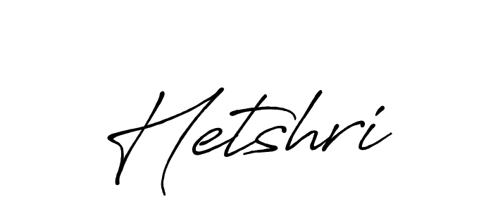 Similarly Antro_Vectra_Bolder is the best handwritten signature design. Signature creator online .You can use it as an online autograph creator for name Hetshri. Hetshri signature style 7 images and pictures png