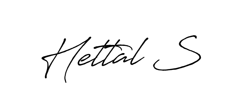 You can use this online signature creator to create a handwritten signature for the name Hettal S. This is the best online autograph maker. Hettal S signature style 7 images and pictures png