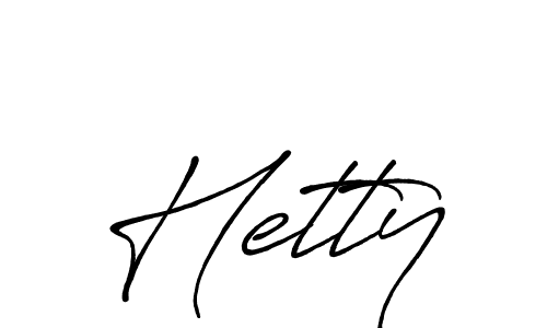 It looks lik you need a new signature style for name Hetty. Design unique handwritten (Antro_Vectra_Bolder) signature with our free signature maker in just a few clicks. Hetty signature style 7 images and pictures png