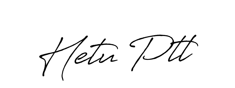 Once you've used our free online signature maker to create your best signature Antro_Vectra_Bolder style, it's time to enjoy all of the benefits that Hetu Ptl name signing documents. Hetu Ptl signature style 7 images and pictures png