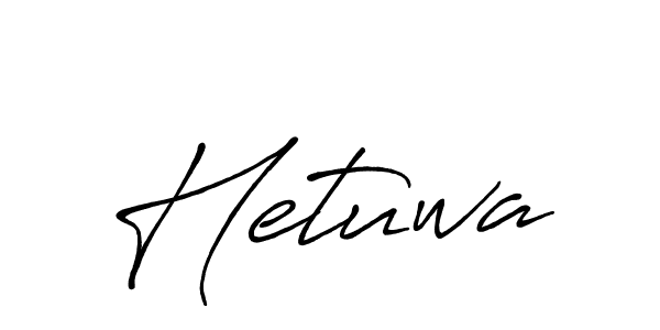 How to make Hetuwa signature? Antro_Vectra_Bolder is a professional autograph style. Create handwritten signature for Hetuwa name. Hetuwa signature style 7 images and pictures png