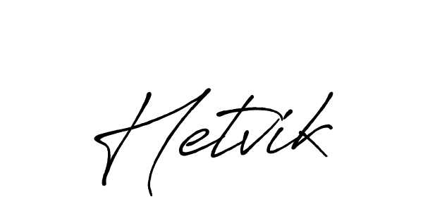 You should practise on your own different ways (Antro_Vectra_Bolder) to write your name (Hetvik) in signature. don't let someone else do it for you. Hetvik signature style 7 images and pictures png