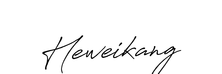 Heweikang stylish signature style. Best Handwritten Sign (Antro_Vectra_Bolder) for my name. Handwritten Signature Collection Ideas for my name Heweikang. Heweikang signature style 7 images and pictures png