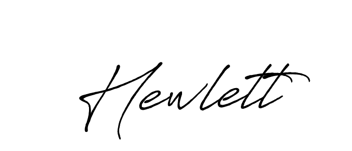 Hewlett stylish signature style. Best Handwritten Sign (Antro_Vectra_Bolder) for my name. Handwritten Signature Collection Ideas for my name Hewlett. Hewlett signature style 7 images and pictures png