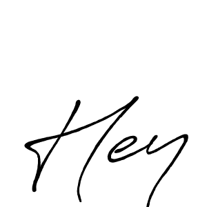 Similarly Antro_Vectra_Bolder is the best handwritten signature design. Signature creator online .You can use it as an online autograph creator for name Hey. Hey signature style 7 images and pictures png