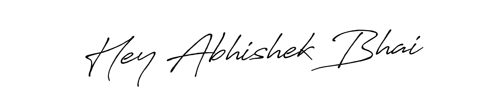 Make a beautiful signature design for name Hey Abhishek Bhai. Use this online signature maker to create a handwritten signature for free. Hey Abhishek Bhai signature style 7 images and pictures png