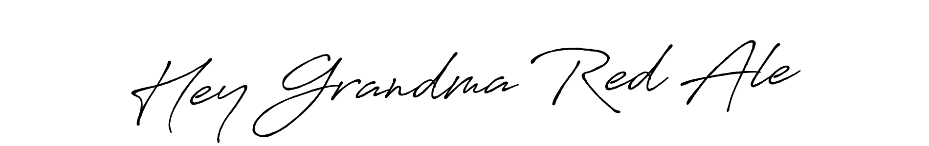 Also You can easily find your signature by using the search form. We will create Hey Grandma Red Ale name handwritten signature images for you free of cost using Antro_Vectra_Bolder sign style. Hey Grandma Red Ale signature style 7 images and pictures png