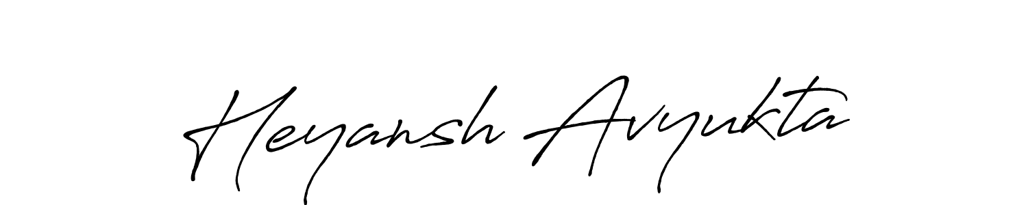 This is the best signature style for the Heyansh Avyukta name. Also you like these signature font (Antro_Vectra_Bolder). Mix name signature. Heyansh Avyukta signature style 7 images and pictures png