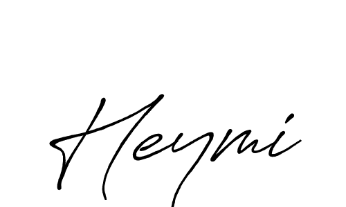 Design your own signature with our free online signature maker. With this signature software, you can create a handwritten (Antro_Vectra_Bolder) signature for name Heymi. Heymi signature style 7 images and pictures png