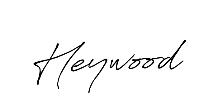 Make a beautiful signature design for name Heywood. With this signature (Antro_Vectra_Bolder) style, you can create a handwritten signature for free. Heywood signature style 7 images and pictures png