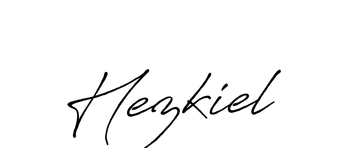 How to make Hezkiel signature? Antro_Vectra_Bolder is a professional autograph style. Create handwritten signature for Hezkiel name. Hezkiel signature style 7 images and pictures png