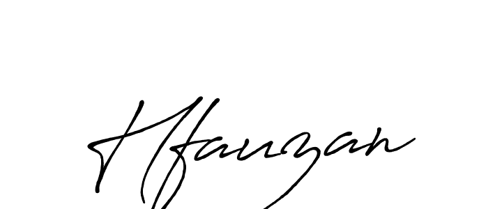 Use a signature maker to create a handwritten signature online. With this signature software, you can design (Antro_Vectra_Bolder) your own signature for name Hfauzan. Hfauzan signature style 7 images and pictures png