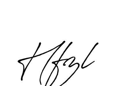 How to make Hfzl name signature. Use Antro_Vectra_Bolder style for creating short signs online. This is the latest handwritten sign. Hfzl signature style 7 images and pictures png