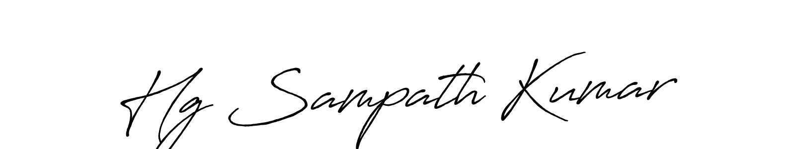 Make a beautiful signature design for name Hg Sampath Kumar. Use this online signature maker to create a handwritten signature for free. Hg Sampath Kumar signature style 7 images and pictures png