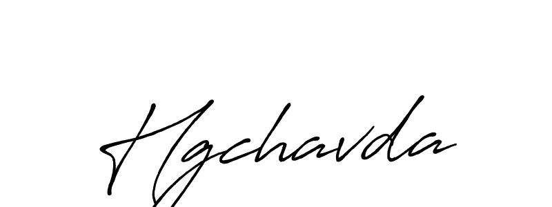 How to make Hgchavda name signature. Use Antro_Vectra_Bolder style for creating short signs online. This is the latest handwritten sign. Hgchavda signature style 7 images and pictures png