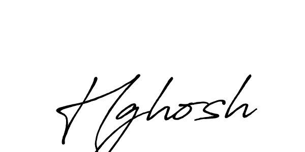 Best and Professional Signature Style for Hghosh. Antro_Vectra_Bolder Best Signature Style Collection. Hghosh signature style 7 images and pictures png
