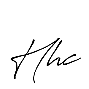 Make a beautiful signature design for name Hhc. With this signature (Antro_Vectra_Bolder) style, you can create a handwritten signature for free. Hhc signature style 7 images and pictures png