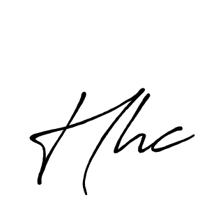 Create a beautiful signature design for name Hhc. With this signature (Antro_Vectra_Bolder) fonts, you can make a handwritten signature for free. Hhc signature style 7 images and pictures png