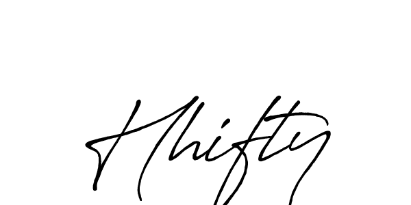 You should practise on your own different ways (Antro_Vectra_Bolder) to write your name (Hhifty) in signature. don't let someone else do it for you. Hhifty signature style 7 images and pictures png