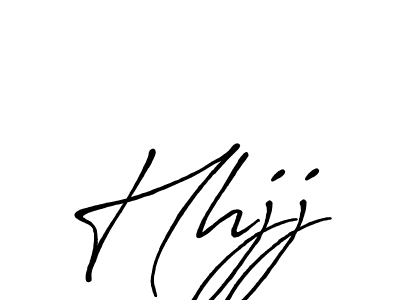 Make a beautiful signature design for name Hhjj. With this signature (Antro_Vectra_Bolder) style, you can create a handwritten signature for free. Hhjj signature style 7 images and pictures png