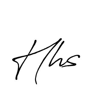 Best and Professional Signature Style for Hhs. Antro_Vectra_Bolder Best Signature Style Collection. Hhs signature style 7 images and pictures png