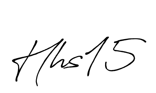 Similarly Antro_Vectra_Bolder is the best handwritten signature design. Signature creator online .You can use it as an online autograph creator for name Hhs15. Hhs15 signature style 7 images and pictures png