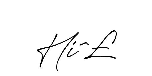 How to make Hiˆ£ name signature. Use Antro_Vectra_Bolder style for creating short signs online. This is the latest handwritten sign. Hiˆ£ signature style 7 images and pictures png