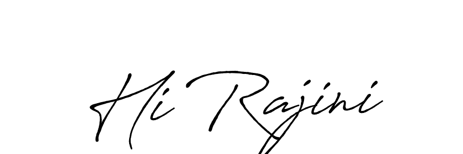 Once you've used our free online signature maker to create your best signature Antro_Vectra_Bolder style, it's time to enjoy all of the benefits that Hi Rajini name signing documents. Hi Rajini signature style 7 images and pictures png