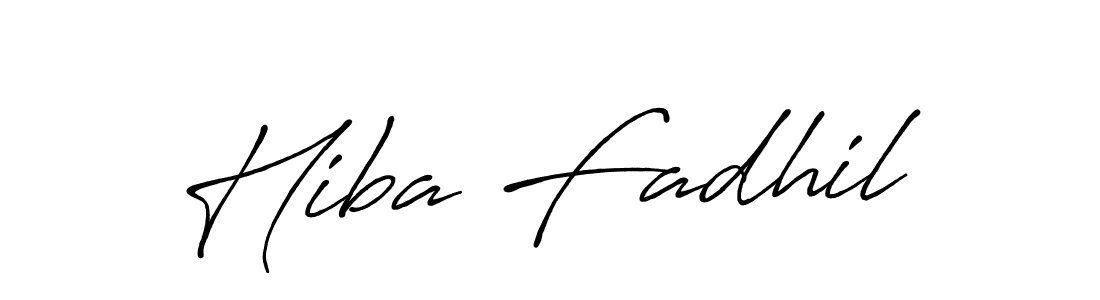 How to make Hiba Fadhil signature? Antro_Vectra_Bolder is a professional autograph style. Create handwritten signature for Hiba Fadhil name. Hiba Fadhil signature style 7 images and pictures png