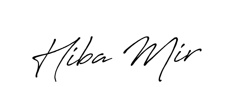 Antro_Vectra_Bolder is a professional signature style that is perfect for those who want to add a touch of class to their signature. It is also a great choice for those who want to make their signature more unique. Get Hiba Mir name to fancy signature for free. Hiba Mir signature style 7 images and pictures png