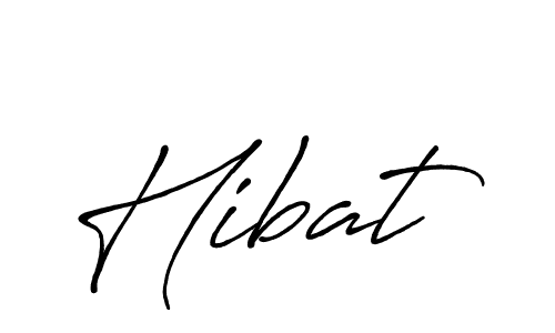 Make a beautiful signature design for name Hibat. With this signature (Antro_Vectra_Bolder) style, you can create a handwritten signature for free. Hibat signature style 7 images and pictures png