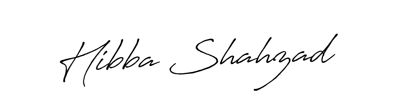 Once you've used our free online signature maker to create your best signature Antro_Vectra_Bolder style, it's time to enjoy all of the benefits that Hibba Shahzad name signing documents. Hibba Shahzad signature style 7 images and pictures png