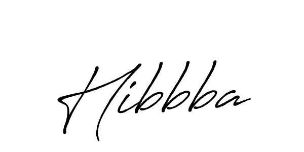 Make a beautiful signature design for name Hibbba. With this signature (Antro_Vectra_Bolder) style, you can create a handwritten signature for free. Hibbba signature style 7 images and pictures png