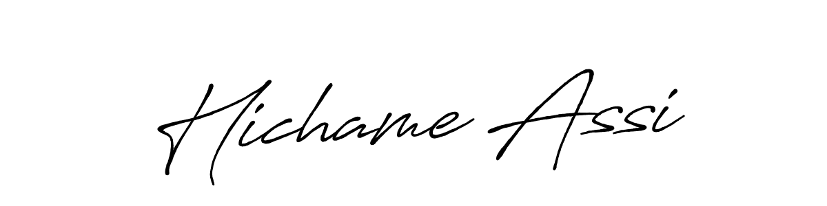 Best and Professional Signature Style for Hichame Assi. Antro_Vectra_Bolder Best Signature Style Collection. Hichame Assi signature style 7 images and pictures png