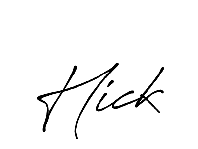 Best and Professional Signature Style for Hick. Antro_Vectra_Bolder Best Signature Style Collection. Hick signature style 7 images and pictures png