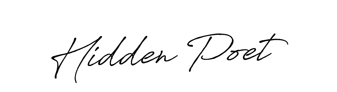 Check out images of Autograph of Hidden Poet name. Actor Hidden Poet Signature Style. Antro_Vectra_Bolder is a professional sign style online. Hidden Poet signature style 7 images and pictures png