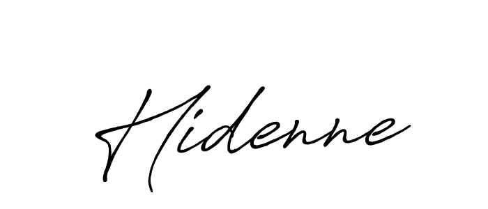 Similarly Antro_Vectra_Bolder is the best handwritten signature design. Signature creator online .You can use it as an online autograph creator for name Hidenne. Hidenne signature style 7 images and pictures png