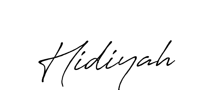 Once you've used our free online signature maker to create your best signature Antro_Vectra_Bolder style, it's time to enjoy all of the benefits that Hidiyah name signing documents. Hidiyah signature style 7 images and pictures png