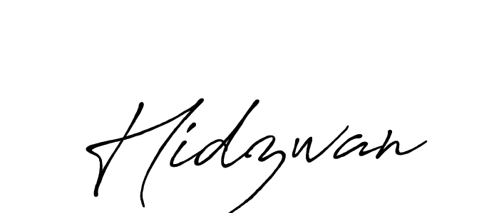 How to make Hidzwan signature? Antro_Vectra_Bolder is a professional autograph style. Create handwritten signature for Hidzwan name. Hidzwan signature style 7 images and pictures png