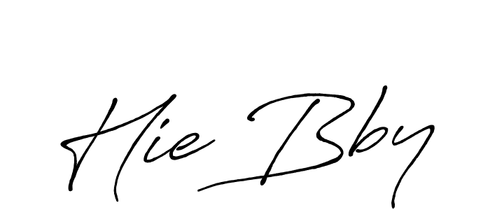 It looks lik you need a new signature style for name Hie Bby. Design unique handwritten (Antro_Vectra_Bolder) signature with our free signature maker in just a few clicks. Hie Bby signature style 7 images and pictures png