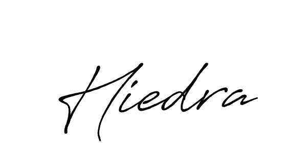 Hiedra stylish signature style. Best Handwritten Sign (Antro_Vectra_Bolder) for my name. Handwritten Signature Collection Ideas for my name Hiedra. Hiedra signature style 7 images and pictures png