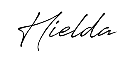 The Antro_Vectra_Bolder handwriting style adds charm and authenticity to name Hielda. A wonderful choice for personal thank-you notes. Hielda signature style 7 images and pictures png