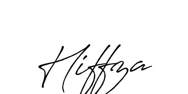 How to make Hiffza name signature. Use Antro_Vectra_Bolder style for creating short signs online. This is the latest handwritten sign. Hiffza signature style 7 images and pictures png