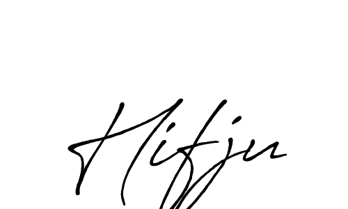 It looks lik you need a new signature style for name Hifju. Design unique handwritten (Antro_Vectra_Bolder) signature with our free signature maker in just a few clicks. Hifju signature style 7 images and pictures png