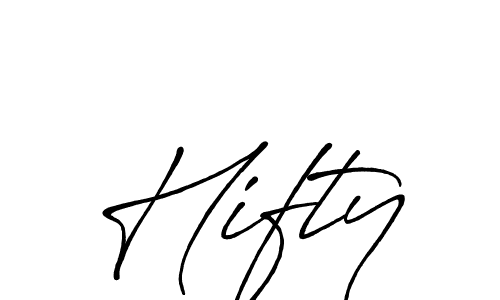 Create a beautiful signature design for name Hifty. With this signature (Antro_Vectra_Bolder) fonts, you can make a handwritten signature for free. Hifty signature style 7 images and pictures png