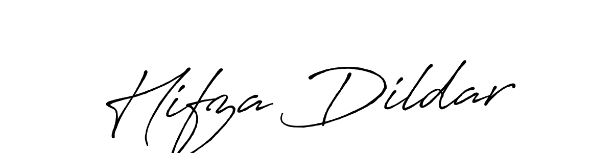 Also we have Hifza Dildar name is the best signature style. Create professional handwritten signature collection using Antro_Vectra_Bolder autograph style. Hifza Dildar signature style 7 images and pictures png
