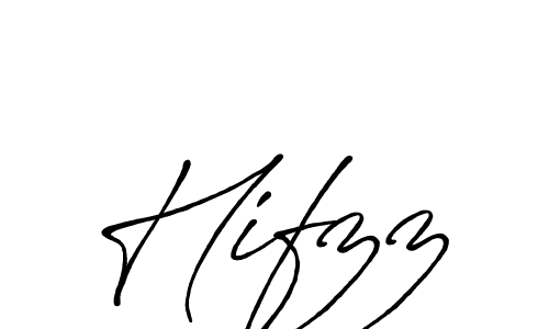 Use a signature maker to create a handwritten signature online. With this signature software, you can design (Antro_Vectra_Bolder) your own signature for name Hifzz. Hifzz signature style 7 images and pictures png